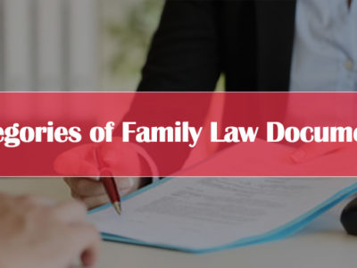 Categories of Family Law Documents
