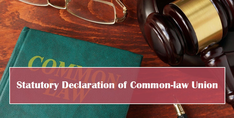 Statutory Declaration of Common-law Union